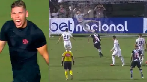 Carlos Palacios anotó un golazo