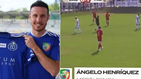 Ángelo Henríquez anotó en su debut