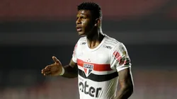 El defensor central sufrió una grave lesión este martes ante Palmeiras