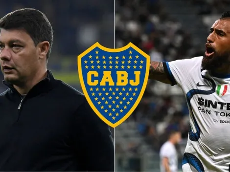 El DT de Boca sueña con poder dirigir a Vidal: "Ojalá se pueda dar"