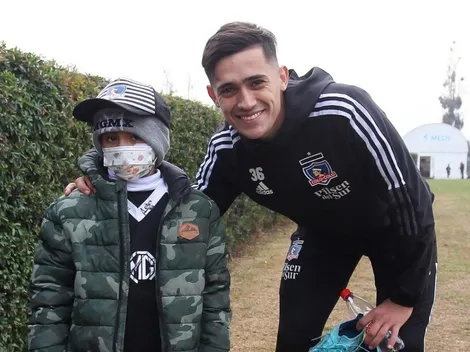 Colo Colo y Solari cumplen el sueño de un pequeño hincha albo