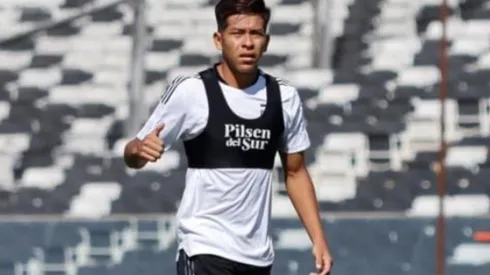 Vaca ya ha entrenado en varias ocasiones con el primer equipo de Colo Colo