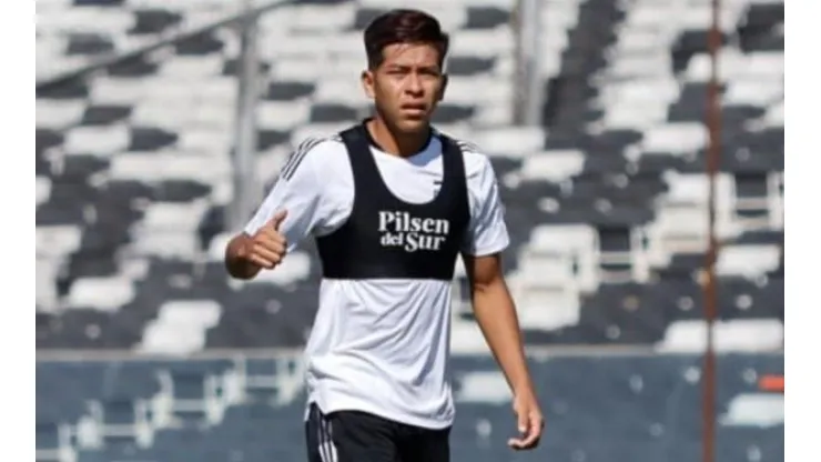 Vaca ya ha entrenado en varias ocasiones con el primer equipo de Colo Colo