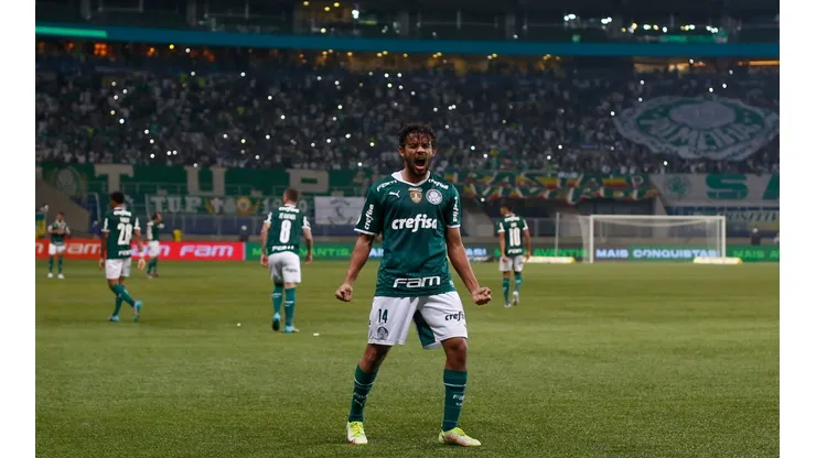 Palmeiras en su último partido por el Brasileirao.