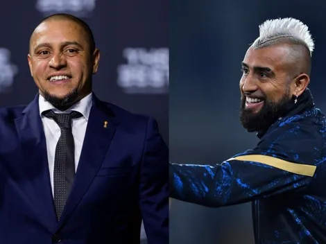 Roberto Carlos elogia a Arturo Vidal en la previa del "The Beautiful Game"