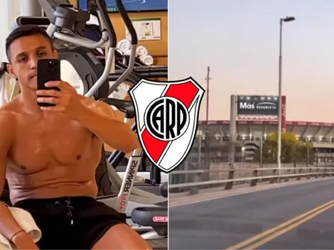 Sánchez coquetea con su regreso a River por Instagram