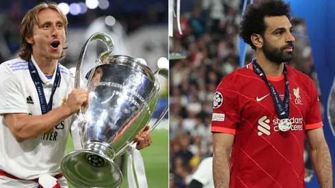 Luka Modric trolleo a Mohamed Salah en la final de la Champions