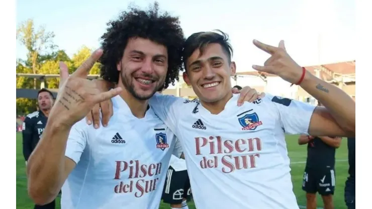 Solari y Falcón tienen una gran amistad en Colo Colo