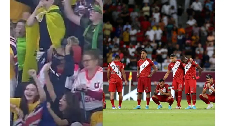 Una acérrima hincha de la U estuvo presente en Qatar.