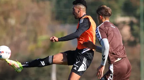 Juan Martín Lucero fue titular en el amistoso de los albos.