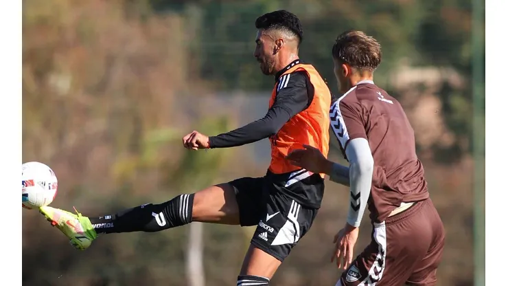 Juan Martín Lucero fue titular en el amistoso de los albos.