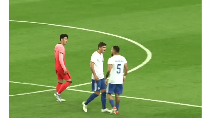 Berizzo se refirió a la fuerte discusión entre Paulo Díaz y Benjamín Kuscevic