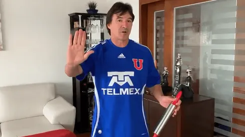 Valenzuela entrenó con camiseta de la U y ahora es el PF de López.