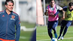 Diego López y su primer entrenamiento al mando de la U