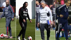 Muchos entrenadores han pasado por la selección chilena en los últimos años.