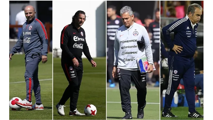 Muchos entrenadores han pasado por la selección chilena en los últimos años.