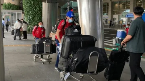El plantel de la selección chilena ya está en Seúl.