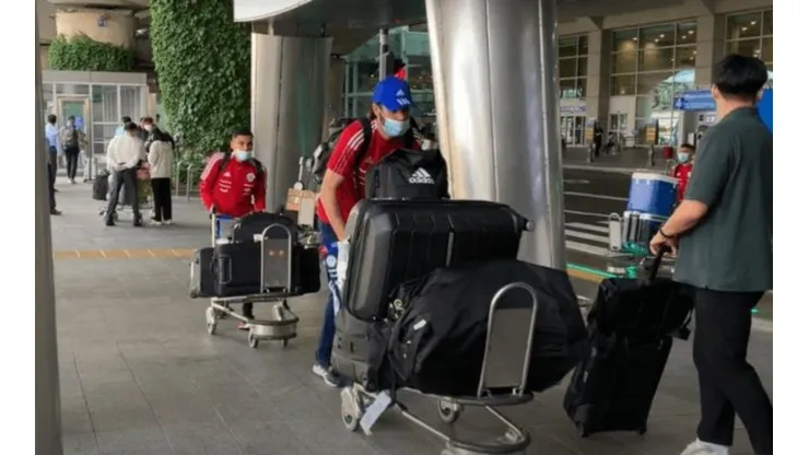 El plantel de la selección chilena ya está en Seúl.