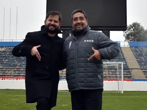 Presidente Boric llega a despedir San Carlos de Apoquindo