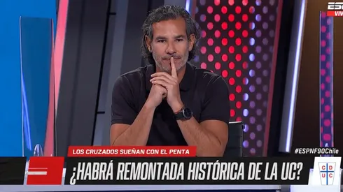 Poli no cree que haya una remontada histórica de Universidad Católica.