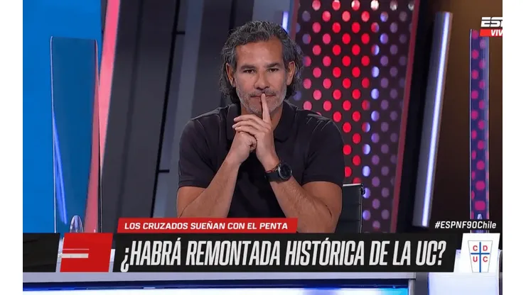 Poli no cree que haya una remontada histórica de Universidad Católica.