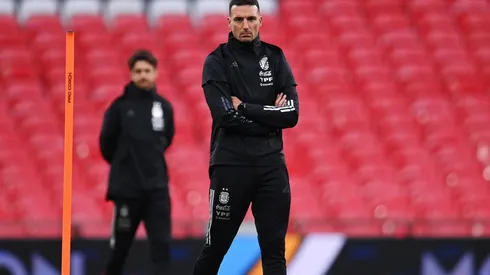 La curiosa pregunta a Scaloni que se viralizó en redes sociales.