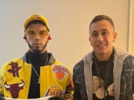 Fabián Orellana asiste al concierto de Anuel con un presente cruzado