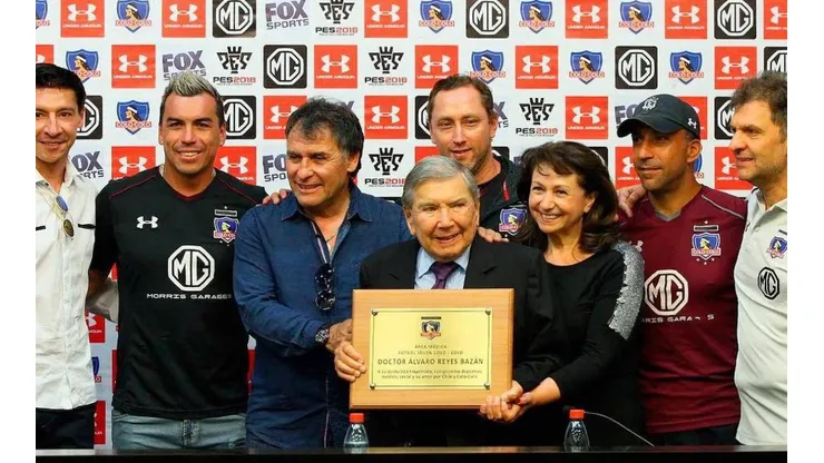 Álvaro Reyes fue muy reconocido en Colo Colo por su labor.
