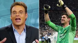 David Faitelson fue trolleado por Thibaut Courtois.