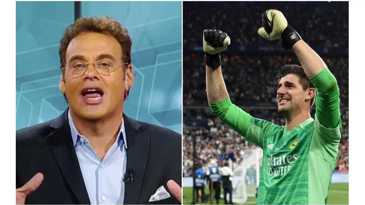 David Faitelson fue trolleado por Thibaut Courtois.