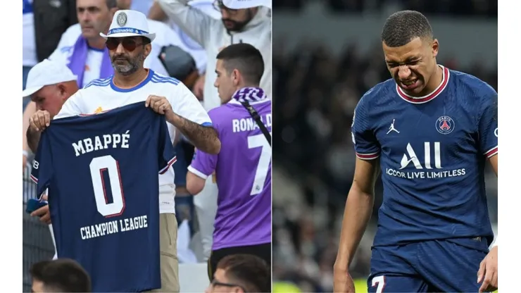 Los fanáticos del Real Madrid se mofan de Mbappé