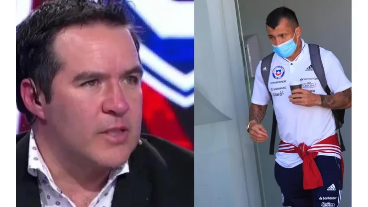 Caamaño se molestó por el acto de Medel.