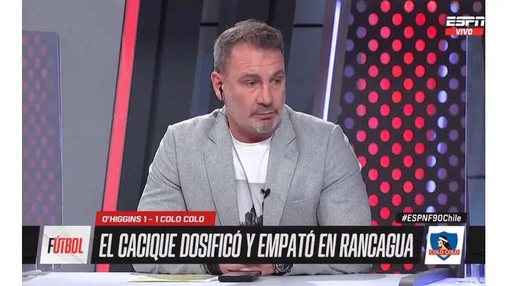 Barticciotto ejemplifica con una pelea de boxeo el partido de Colo Colo.