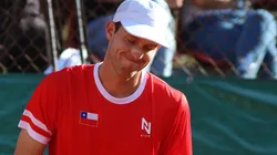 La tercera raqueta nacional no pudo avanzar en París.