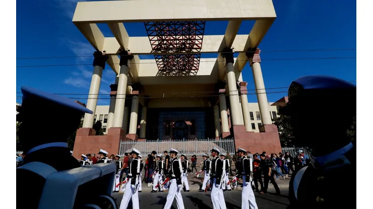 Desfile por las Glorias Navales en Valparaiso