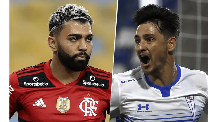 Flamengo vs. Católica por la Copa Libertadores (Fotos: Getty).