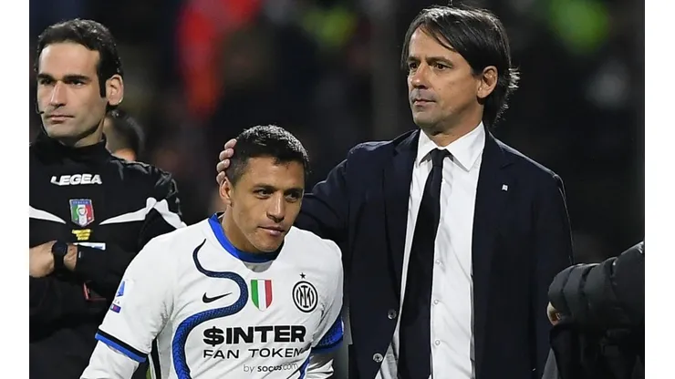Simone Inzaghi se muestra muy conforme con el rendimiento de Alexis Sánchez