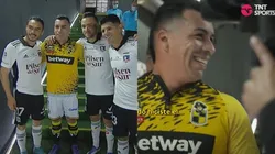 Esteban Paredes fue acompañado por Gabriel Suazo, Matías Zaldivia y Esteba Pavez en un nostálgico trayecto a la cancha del estadio Monumental