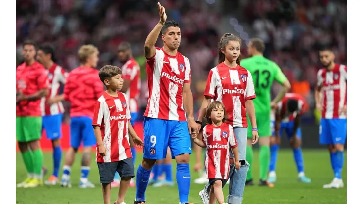 Luis Suárez se despidió del Atlético Madrid