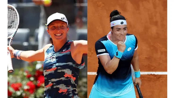 Iga Swiatek y Ons Jabeur son las protagonistas de la gran final del WTA 1000 de Roma