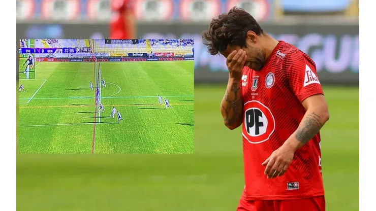 Valdivia apunta al errático VAR en el gol anulado a la U con particular mensaje.
