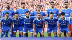 Los 11 Azules que saltan al terreno de juego para enfrentar a Los Ruletos.