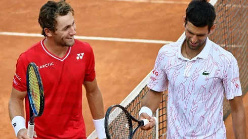 Novak Djokovic y Casper Ruud se vuelven a encontrar en Roma tras jugar en semifinales el 2020