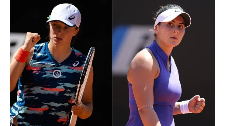 Iga Swiatek y Bianca Andreescu buscan el paso a la semifinal del WTA 1000 de Roma