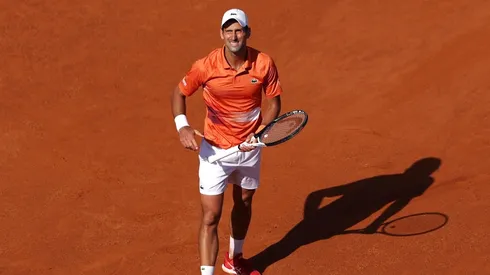 Novak Djokovic y Félix Auger Aliassime juegan el último partido de cuartos de final del Masters 1000 de Roma 2022