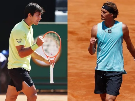 Dónde ver EN VIVO y ONLINE a Garín vs Zverev por el Masters 1000 de Roma