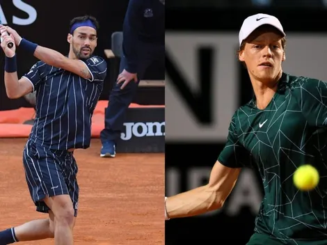 Cómo ver EN VIVO por Streaming a Fognini vs Sinner por el Masters 1000 de Roma 2022