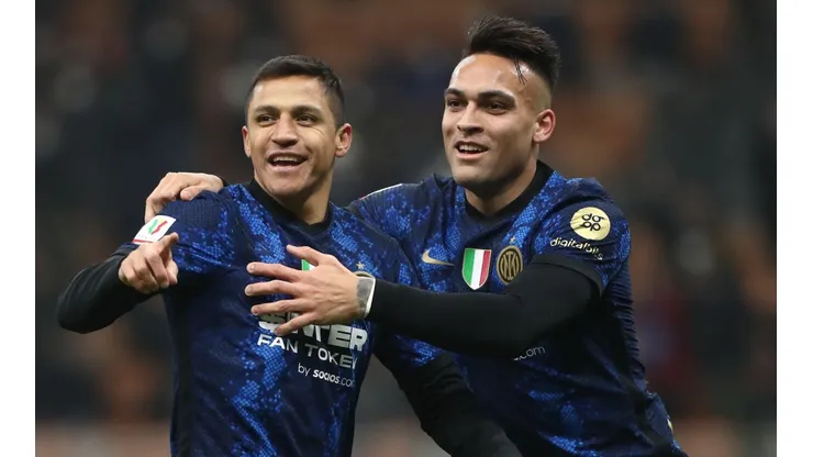 Alexis Sánchez y Lautaro Martínez.