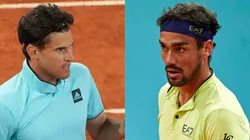 Dominic Thiem y Fabio Fognini jugarán en la jornada de la tarde en el Masters 1000 de Roma