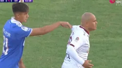 El encontrón entre Tapia y Suazo se robó las miradas del duelo